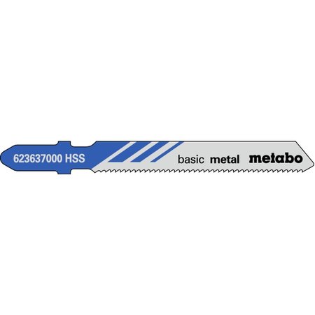 METABO JIGSAW BLADE -HSS 2" 24 tpi Sheet-steel, 3/64"-1/8" in., non-ferrous metals 623637000